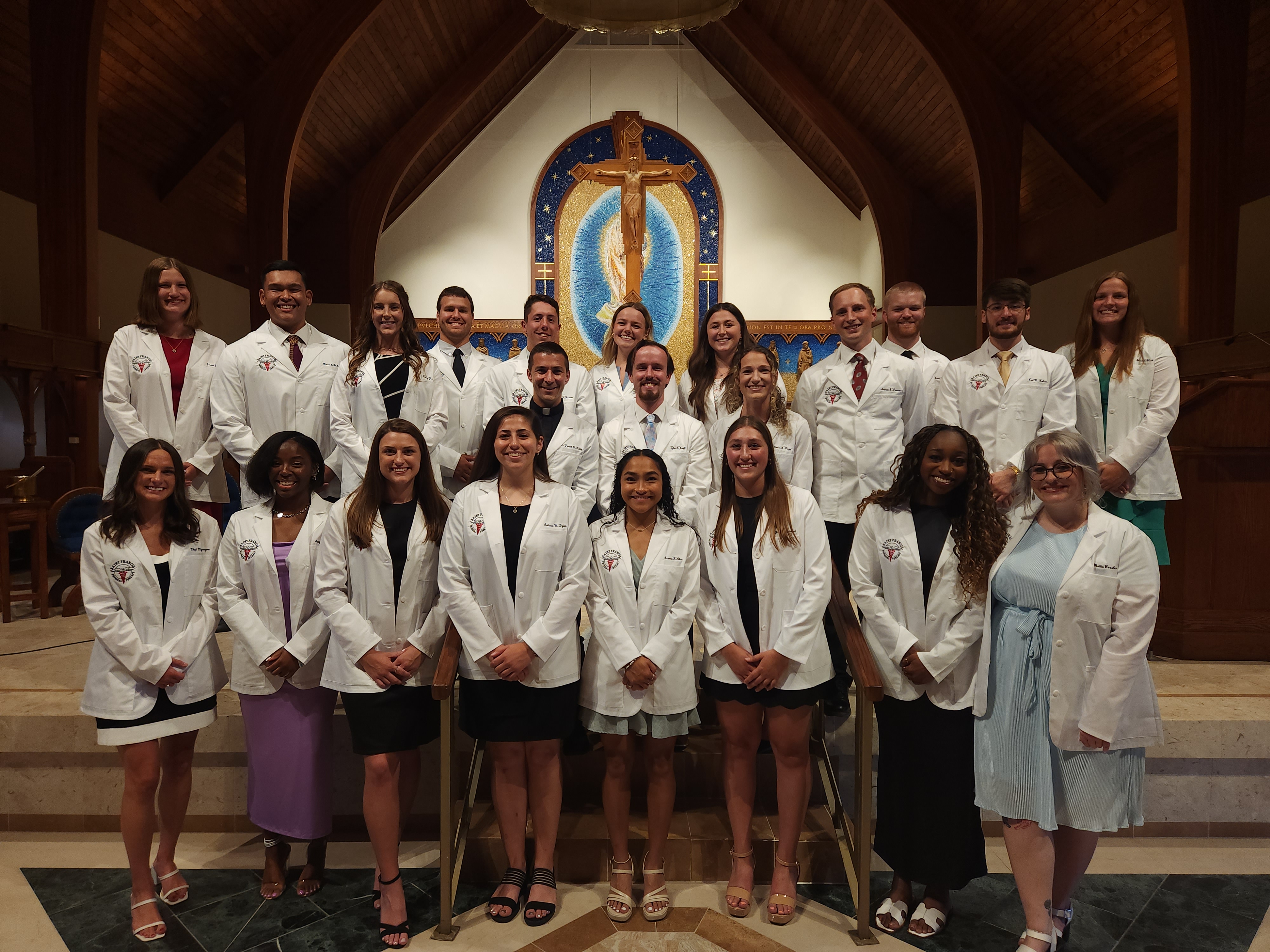 Saint Francis University DPT Class of 2025 Earn White Coats | Saint ...