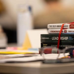 stack of books