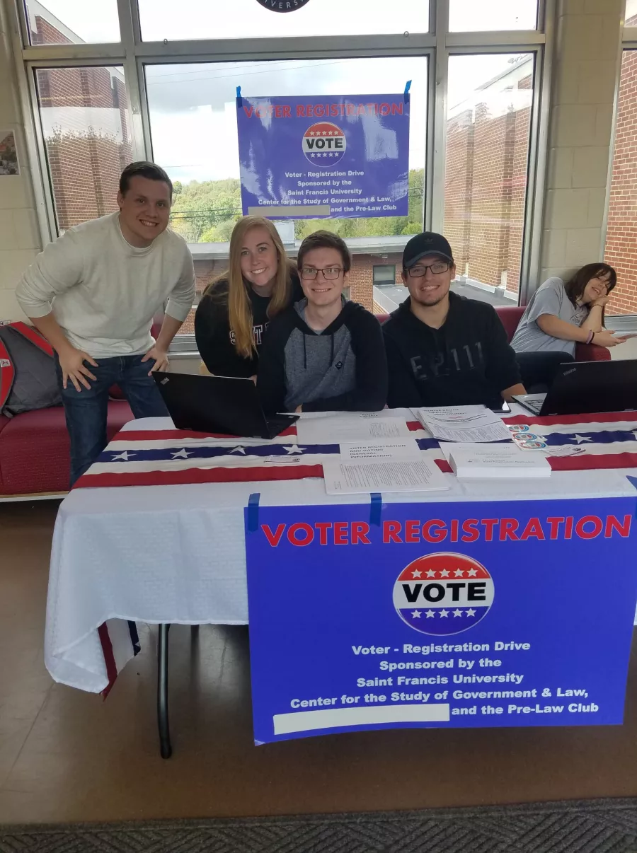 Voter registration drive