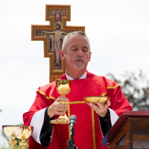  Fr. Malachi conducting Mass of the Holy Spirit