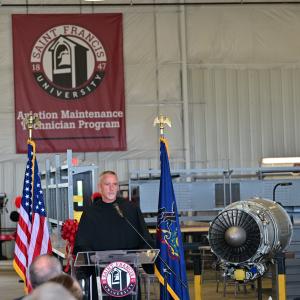 Saint Francis University Aviation Education Center Dedication