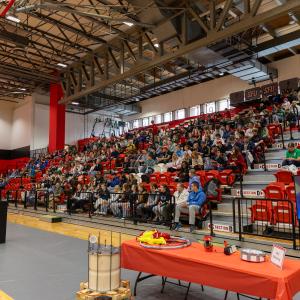 Local high schools gather at Saint Francis University to start the 31st annual STEAM Day